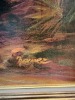 FRAMED & MATTED ARTWORK - PALM TREE LANDSCAPE - SIGNED - 48''H x 37''W - 3