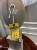 WOOD / SILVER LAMPS WITH SILVER SHADES - 3