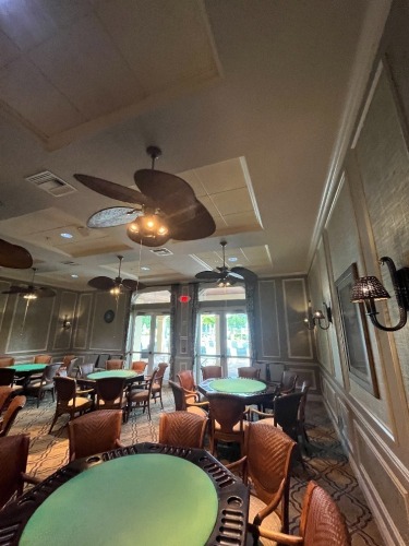 LEAF SHAPE CEILING FANS WITH LIGHTS ***TO BE REMOVED BY MAINTENANCE DEPARTMENT***