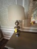 BRONZE COLOR LAMPS WITH BEIGE SHADES - 2
