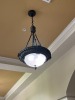BRONZE COLOR CHANDELIERS WITH GLASS BOWL ***TO BE REMOVED BY MAINTENANCE DEPARTMENT*** - 2
