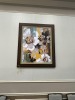 FRAMED & MATTED ARTWORK - FLOWER ABSTRACT - 59''x49''