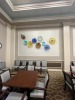 ASSORTED GLASS PLATE WALL DECOR