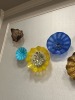 ASSORTED GLASS PLATE WALL DECOR - 5