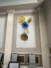 ASSORTED GLASS PLATE WALL DECOR - 2