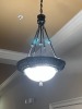 BRONZE COLOR CHANDELIERS WITH GLASS BOWL ***TO BE REMOVED BY MAINTENANCE DEPARTMENT*** - 2