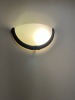 BRONZE COLOR & GLASS WALL SCONCES ***TO BE REMOVED BY MAINTENANCE DEPARTMENT*** - 2