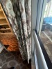 SETS CURTAINS WITH BLACKOUT LINING - BROWN / GRAY PATTERN - 131''H x 71''W - 3
