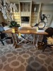 WOOD CONSOLE TABLE - 59''W x 19''D - 2