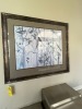 FRAMED & MATTED ARTWORK - BIRD - SIGNED SOFI - 32''x38''