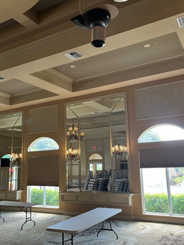 PAN-TILT-ZOOM CAMERAS WITH WALL CEILING MOUNT ***TO BE REMOVED BY MAINTENANCE DEPARTMENT***