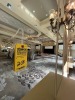 LARGE METAL / GLASS / PRISM CHANDELIER - APPROXIMATELY 5' ACROSS ***TO BE REMOVED BY MAINTENANCE DEPARTMENT*** - 3