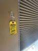 TAN BLINDS - 88''H x 72''W - 5