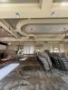 LARGE METAL / GLASS / PRISM CHANDELIER - APPROXIMATELY 5' ACROSS ***TO BE REMOVED BY MAINTENANCE DEPARTMENT***