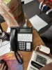 SAMSUNG IDCS 28D TELEPHONE SYSTEM WITH 7 PHONES - 7