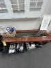 WOOD & GLASS CONSOLE TABLE - 2