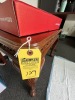 WOOD / GLASS END TABLE - 2