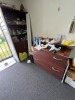 ASSORTED PIECES - 1- LATERAL CABINET WITH 2 DRAWERS / 1- CABINET WITH 2 DOORS & SHELVES