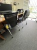 BLACK ROLLING OFFICE CHAIRS