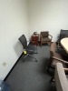 BLACK ROLLING OFFICE CHAIRS - 3