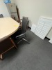 BLACK ROLLING OFFICE CHAIRS - 5
