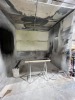 HARDWIRED PAINT BOOTH WITH EXTERIOR MOUNTED EXHAUST VENTING - 10' x 10' x 8' - 2