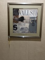 FRAMED ARTWORK - ABSTRACT - 27''x27''