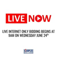 LIVE INTERNET ONLY BIDDING BEGINS AT 9AM ON THURSDAY, JUNE 23rd