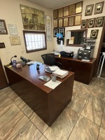 PIECES - WOOD DESK / WOOD CREDENZA