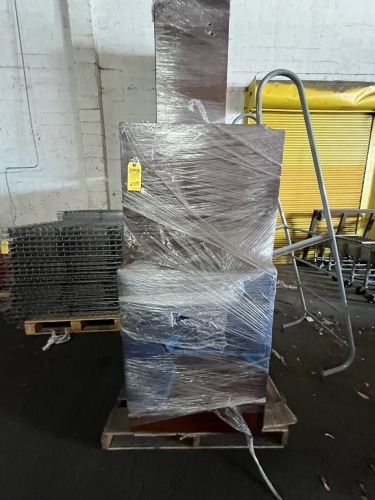 LOT ASSORTED DESKS & FILE CABINETS (4 PALLETS)