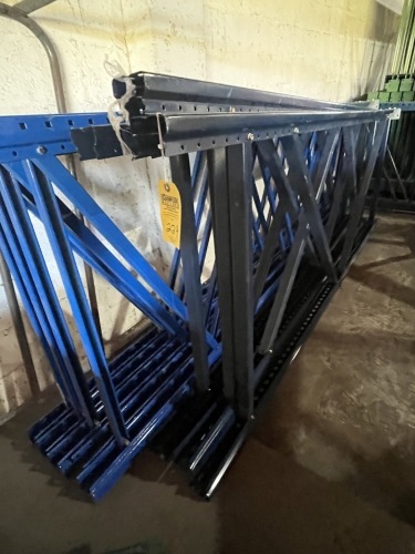BLUE UPRIGHTS - 10'x42''