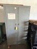 WOOD STORAGE CABINETS WITH 2 DOORS
