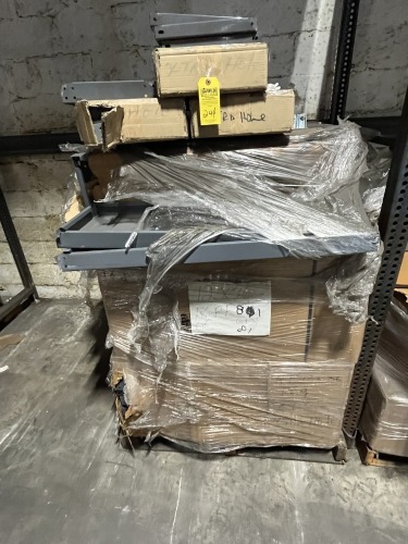 METAL SHELVES - 12''x36'' (NEW) (1 PALLET)