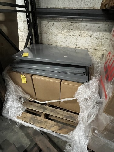 METAL SHELVES - 30- 18''x36'' - 20 GAUGE / 6- 24''x36'' (NEW) (1 PALLET)