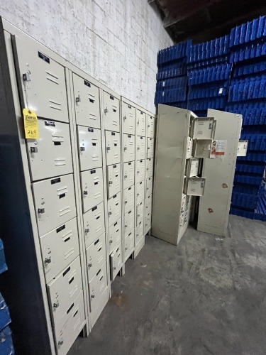 HALLOWELL 18-CUBBY LOCKERS