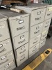 METAL FILE CABINETS WITH 4 DRAWERS - 2