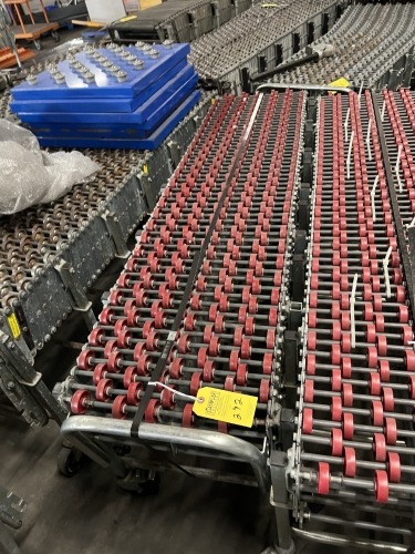 RED NYLON ACCORDION CONVEYOR - 24'x18''