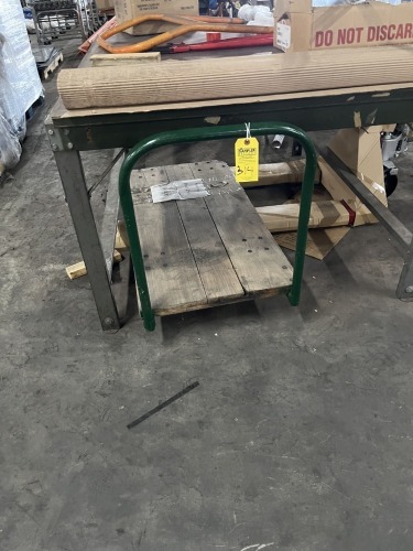 WOOD DECK CART