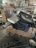 ORANGE ROLLING CART