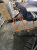 ORANGE ROLLING CART - 2