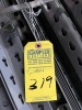 PALLETS & PILES OF ASSORTED GRAY SHELVING PARTS - 9