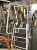 COTTERMAN WHITE 3-STEP ROLLING LADDER