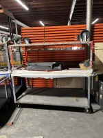 ASSORTED ROLLING TABLE CARTS