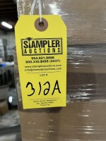 LOT METAL SHELVES - 12''x36'' - APPROXIMATELY 28 BOXES (NEW) (10 SHELVES / BOX)