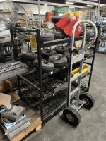METAL MATERIAL RACK (NO CONTENTS)