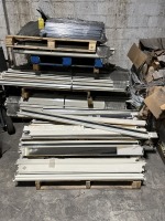 LOT LIGHT BEAMS / LIGHT PALLET / LIGHT SUPPORTS / LIGHT SHELVING (6 PALLETS)