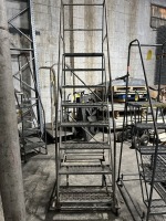 8-STEP ROLLING WAREHOUSE LADDER