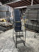 5-STEP ROLLING WAREHOUSE LADDER