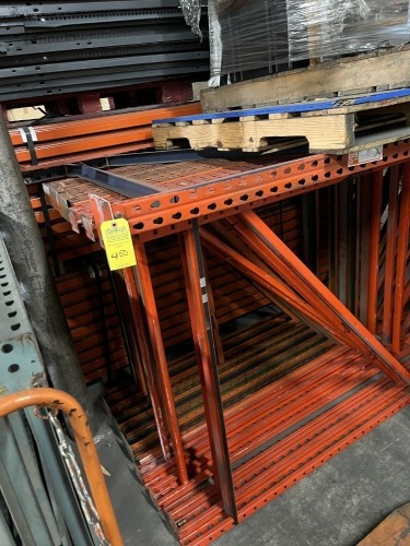 ORANGE UPRIGHTS - 10'x48''