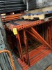 ORANGE UPRIGHTS - 10'x48''